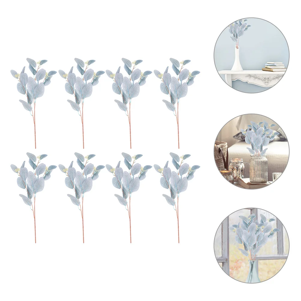 8 Pcs Plant Simulated Eucalyptus Leaves Home Decor Fillers Silk Flower Simulation Leaf
8 Pcs Plant Simulated Eucalyptus Leaves Home Decor Fillers Silk Flower Simulation Leaf