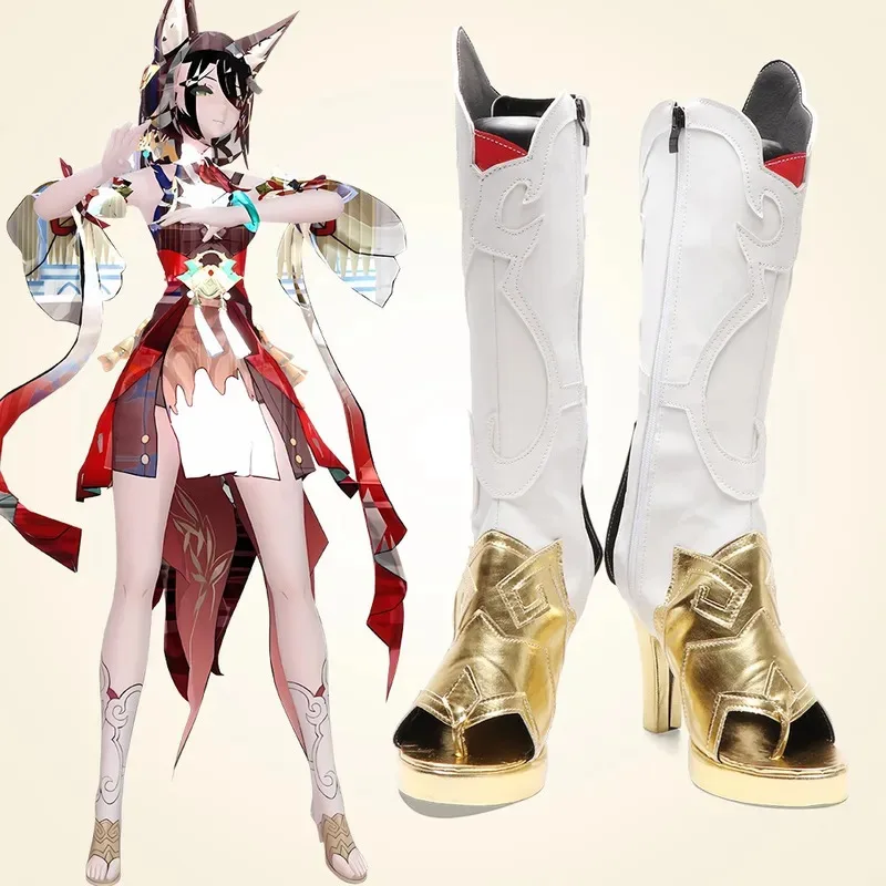 Game Honkai: Rail Tingyun Boots Cosplay Shoes Halloween Accessories Made to Order
Game Honkai: Rail Tingyun Boots Cosplay Shoes Halloween Accessories Made to Order