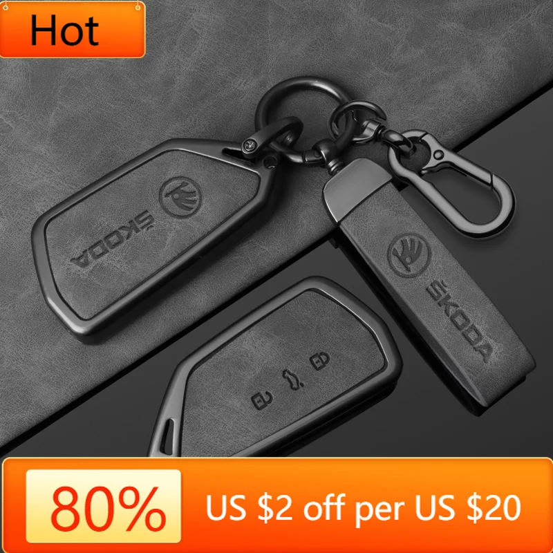 For Skoda Car Sticker 2025 New Zinc Alloy Leather Car Key Smart Remote Case Cover for Skoda Superb A7 Kodiaq Octavia A8 2021 Key
For Skoda Car Sticker 2025 New Zinc Alloy Leather Car Key Smart Remote Case Cover for Skoda Superb A7 Kodiaq Octavia A8 2021 Key