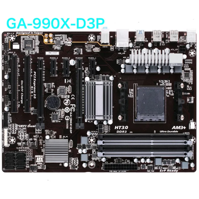 Suitable For Gigabyte GA-990X-D3P Motherboard 32GB Socket AM3+ DDR3 ATX Mainboard 100% Tested OK Fully Work Free Shipping
Suitable For Gigabyte GA-990X-D3P Motherboard 32GB Socket AM3+ DDR3 ATX Mainboard 100% Tested OK Fully Work Free Shipping
