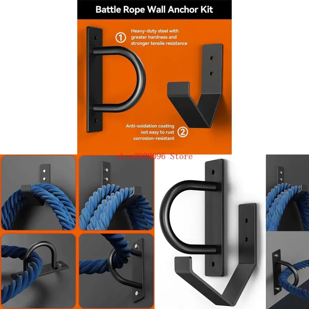 Комплексное настенное крепление для боевых веревок включает в себя якоря и крючок для хранения, идеально подходящие для фитнеса
Комплексное настенное крепление для боевых веревок включает в себя якоря и крючок для хранения, идеально подходящие для фитнеса