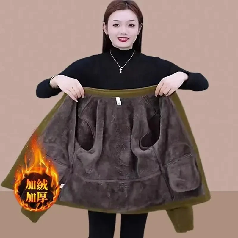 Parkas Womens Militares Fall Velvet Pile Lined Fluffy Waistband Snap-Button Sided Gathered Elastic Cuffs Lovely Feminina Commute
Parkas Womens Militares Fall Velvet Pile Lined Fluffy Waistband Snap-Button Sided Gathered Elastic Cuffs Lovely Feminina Commute