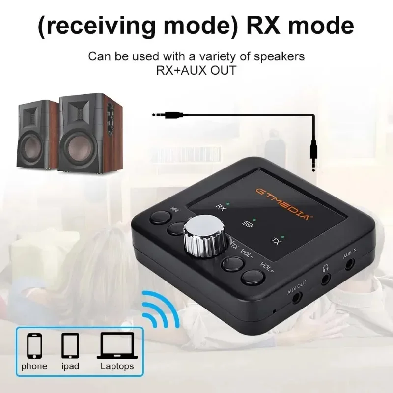 For RT05 Bluetooth 5.0 Receiver Transmitter RT05 for TV Headphones Optical 3.5mm Jack Bluetooth AUX Audio Adapter
For RT05 Bluetooth 5.0 Receiver Transmitter RT05 for TV Headphones Optical 3.5mm Jack Bluetooth AUX Audio Adapter