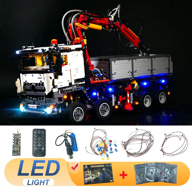 Комплект светодиодных фонарей для LEGO 42043 Technical The Arocs 3245 Truck Car, подарок для самостоятельной сборки (не включает строительные блоки, кирпичи, наборы, модели)
Комплект светодиодных фонарей для LEGO 42043 Technical The Arocs 3245 Truck Car, подарок для самостоятельной сборки (не включает строительные блоки, кирпичи, наборы, модели)