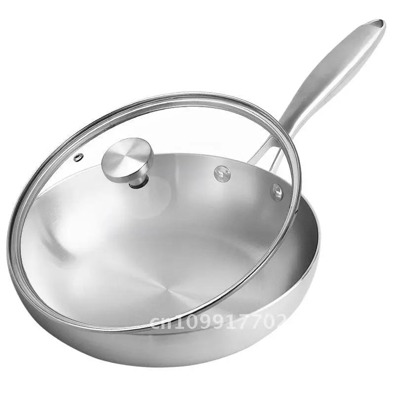 Manulife 304 Stainless Steel Wok Special Pan for Gas Stove And Induction Cooker Non-Stick Luxury-Inspired Household Kitchenware 
Manulife 304 Stainless Steel Wok Special Pan for Gas Stove And Induction Cooker Non-Stick Luxury-Inspired Household Kitchenware