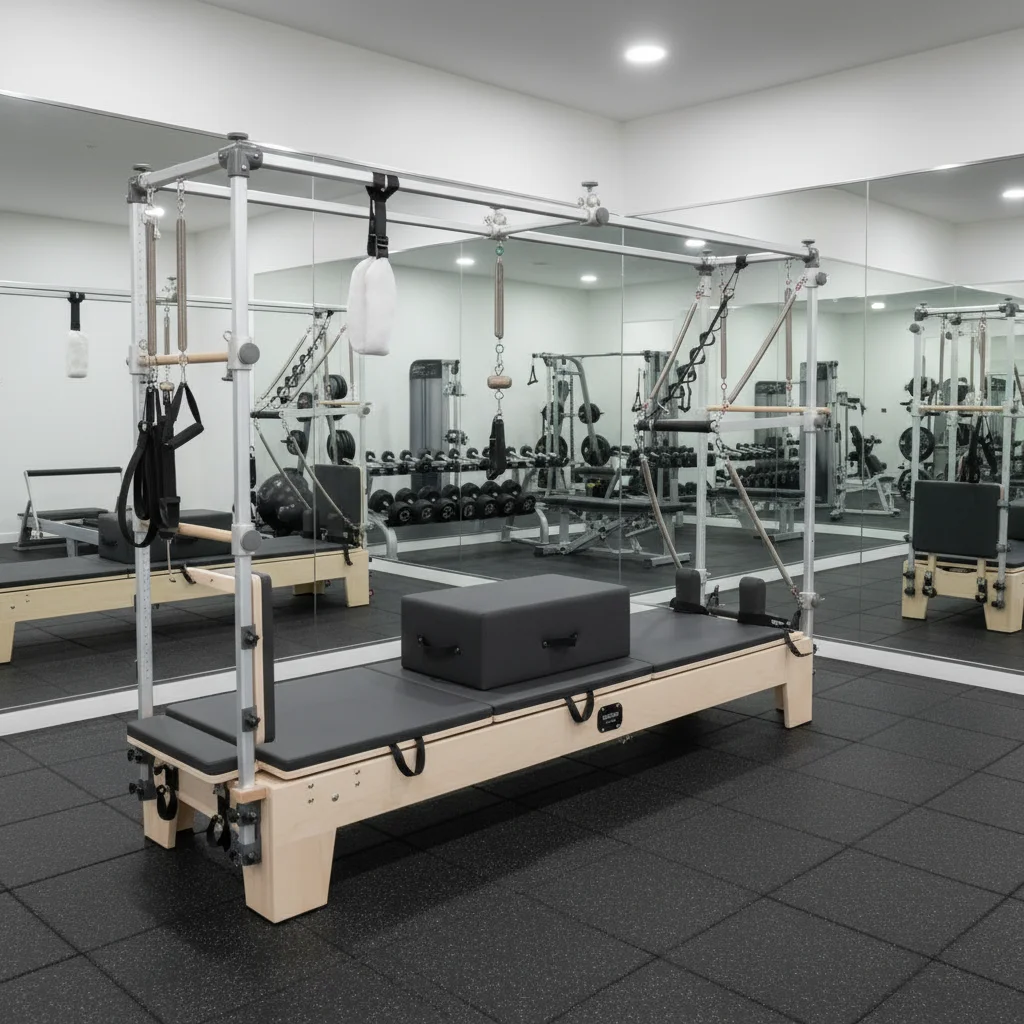 High Quality Full-Elevated Professional Reformer Bed Maple Pilates Equipment Adjustable Features Portable for Gym Body
High Quality Full-Elevated Professional Reformer Bed Maple Pilates Equipment Adjustable Features Portable for Gym Body