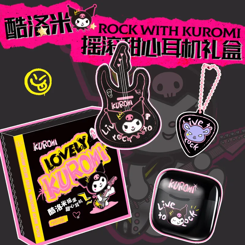 Kuromi Bluetooth Headset Birthday Gift For Girls, Practical And High-end Gift For Girlfriend, Kuromi Rock Sweetheart Gift Box
Kuromi Bluetooth Headset Birthday Gift For Girls, Practical And High-end Gift For Girlfriend, Kuromi Rock Sweetheart Gift Box