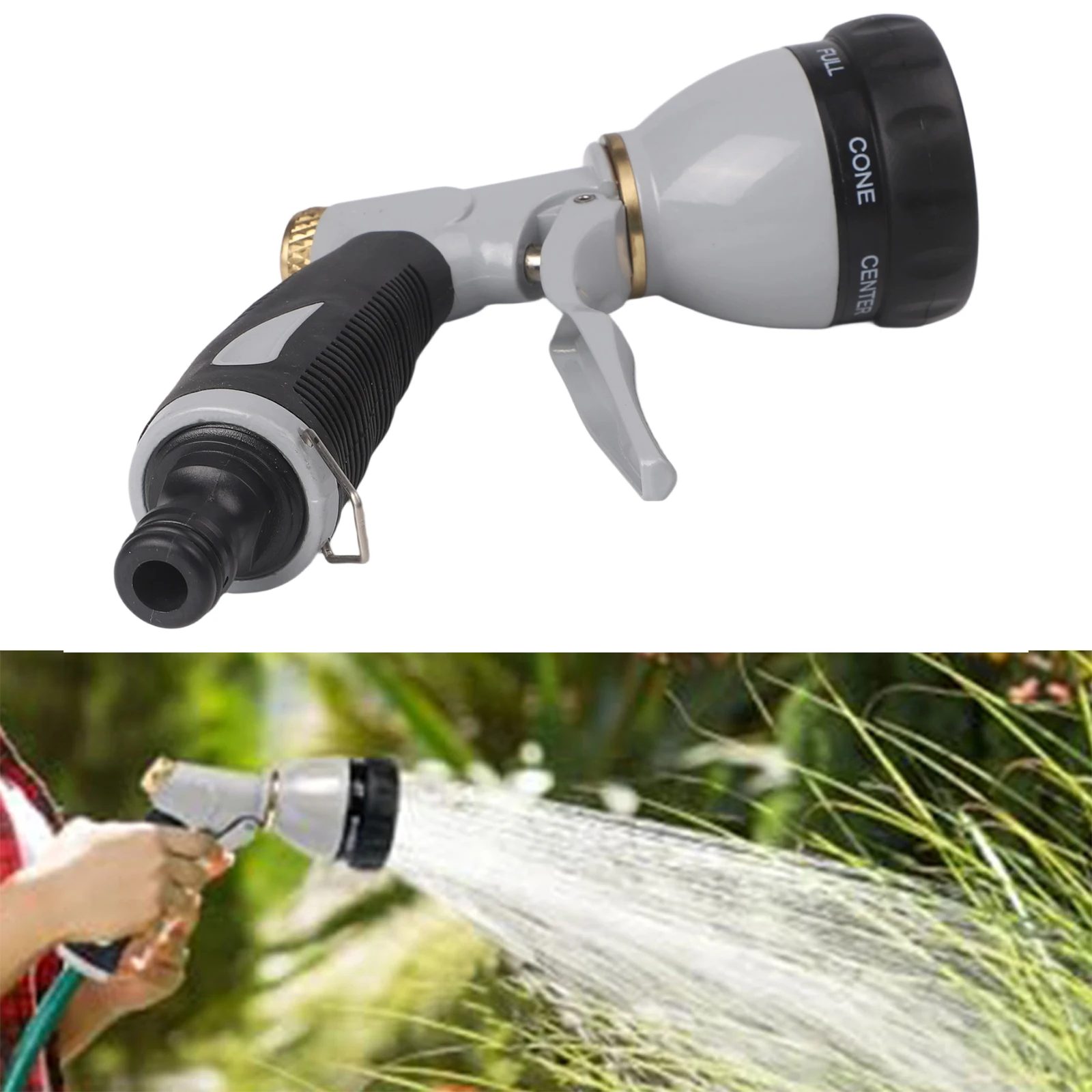 Driveway Cleaning 18in 8 Spray Patterns Adjustable Garden Hose Nozzle Comfortable Use Design Pet Washing Nozzle
Driveway Cleaning 18in 8 Spray Patterns Adjustable Garden Hose Nozzle Comfortable Use Design Pet Washing Nozzle