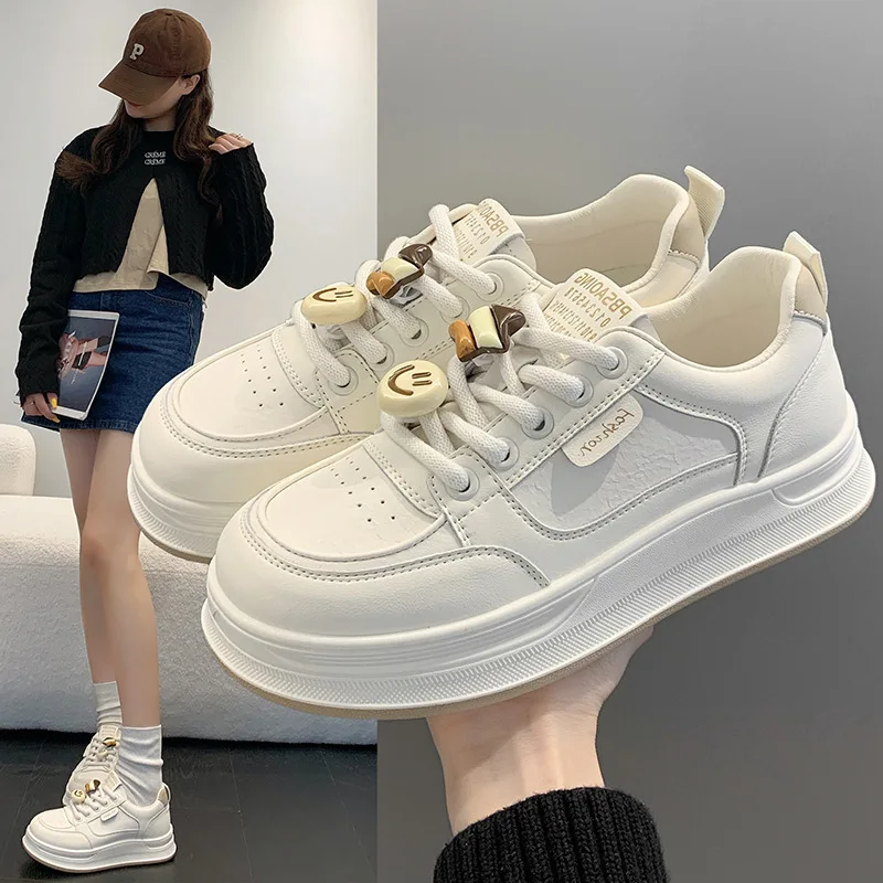 Super popular breathable thick-soled white women's shoes 2025 Spring new versatile student casual sports sneakers
Super popular breathable thick-soled white women's shoes 2025 Spring new versatile student casual sports sneakers