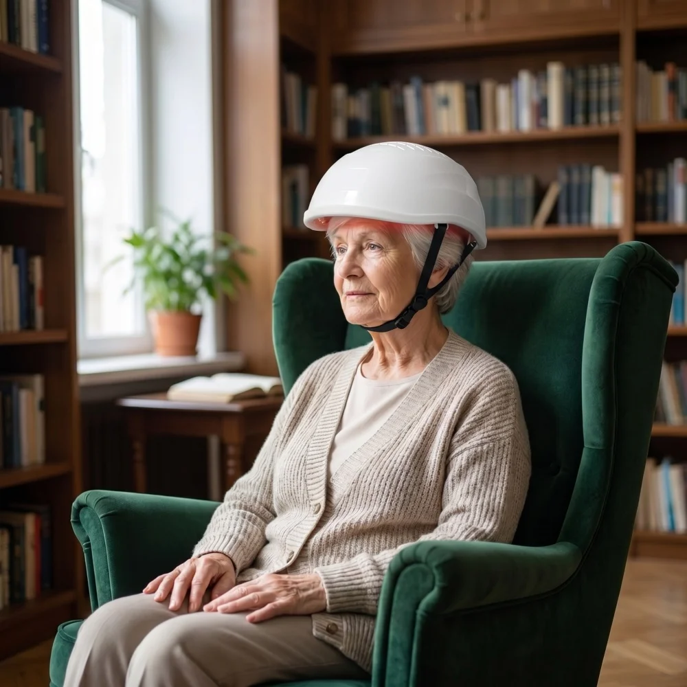 Dawfek 1070nm Near Infrared Light PBM Therapy Helmet Neuromodulation Stimulator Device for Brain Therapy Stroke Alzheimer Treatment
Dawfek 1070nm Near Infrared Light PBM Therapy Helmet Neuromodulation Stimulator Device for Brain Therapy Stroke Alzheimer Treatment