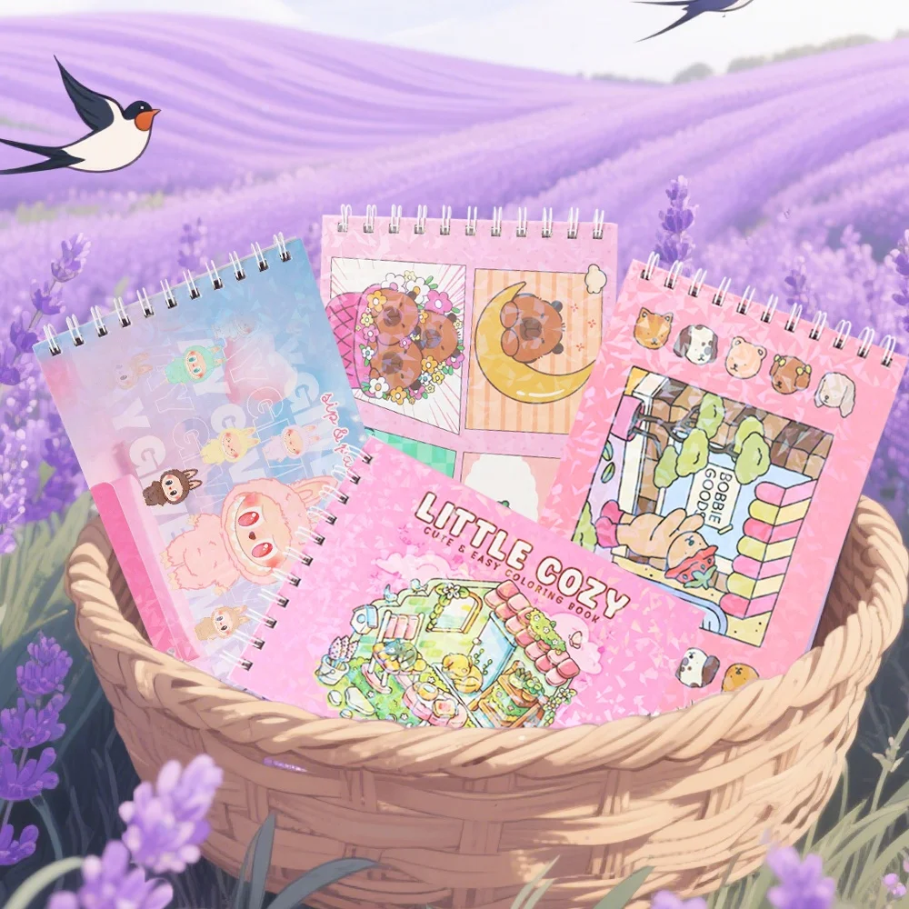 4 pink cozy space coloring books with beautiful and interesting patterns, perfect gifts for my little princess
4 pink cozy space coloring books with beautiful and interesting patterns, perfect gifts for my little princess