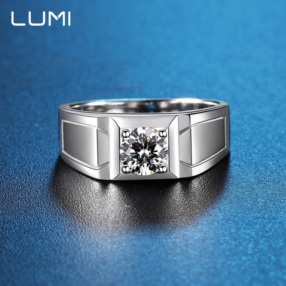 Мужское кольцо с муассанитом из стерлингового серебра 925 пробы 0,5-1 карата | Простое обручальное кольцо с бриллиантами круглой огранки, ювелирный подарок 
Мужское кольцо с муассанитом из стерлингового серебра 925 пробы 0,5-1 карата | Простое обручальное кольцо с бриллиантами круглой огранки, ювелирный подарок