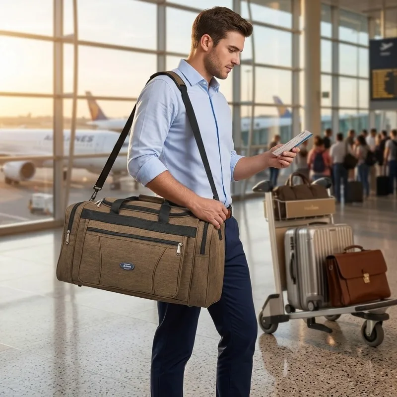 Travel Duffel Bag Large Capacity Portable Handheld Luggage Bag for Gym Sports Weekender Overnight Carry On Unisex Travel Tote
Travel Duffel Bag Large Capacity Portable Handheld Luggage Bag for Gym Sports Weekender Overnight Carry On Unisex Travel Tote