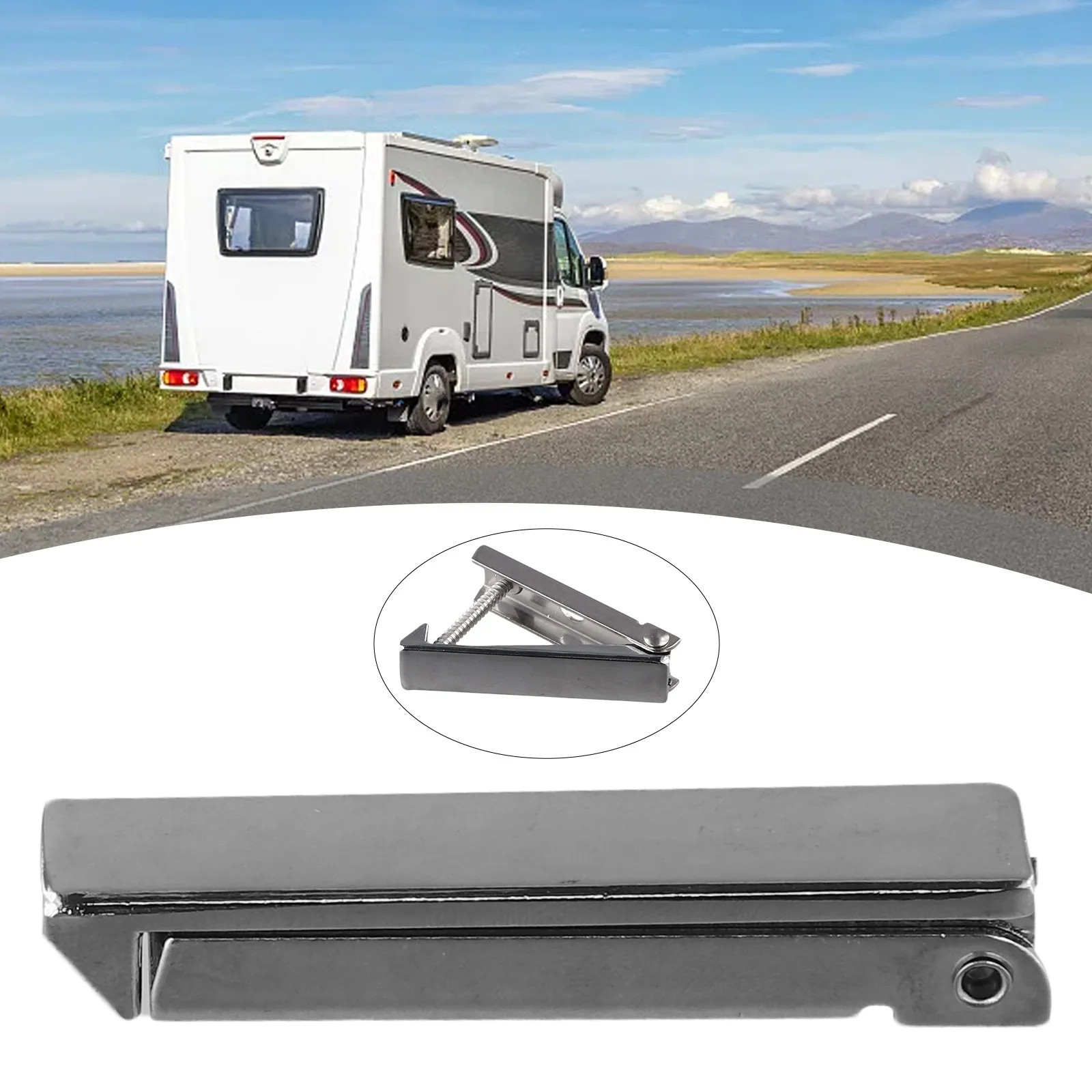 For Camping For RVs RV Door Hardware Baggage Door Lock Camping Storage Solution Easy Installation Includes Mounting Screws
For Camping For RVs RV Door Hardware Baggage Door Lock Camping Storage Solution Easy Installation Includes Mounting Screws