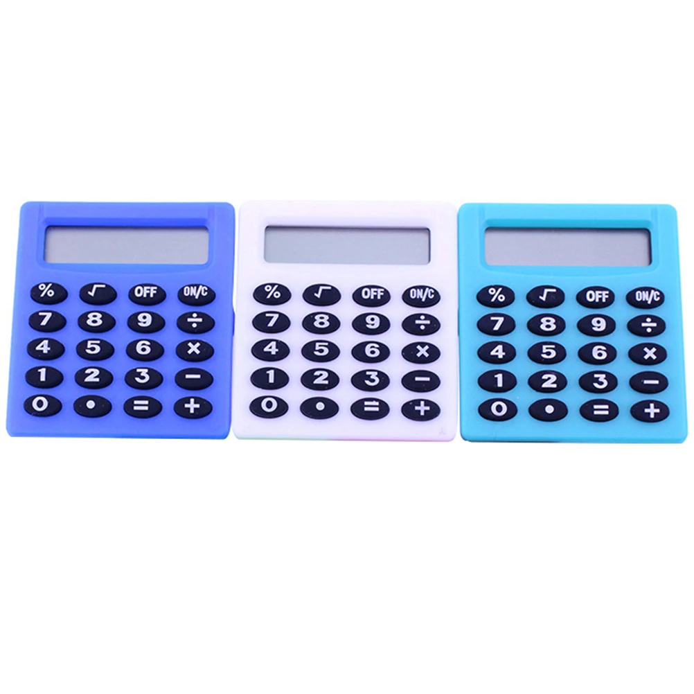 3 pcs Student Calculator ABS Plastic Mini Counter Arithmetic Portable Office Electronic Pocket Size Tool For Students
3 pcs Student Calculator ABS Plastic Mini Counter Arithmetic Portable Office Electronic Pocket Size Tool For Students