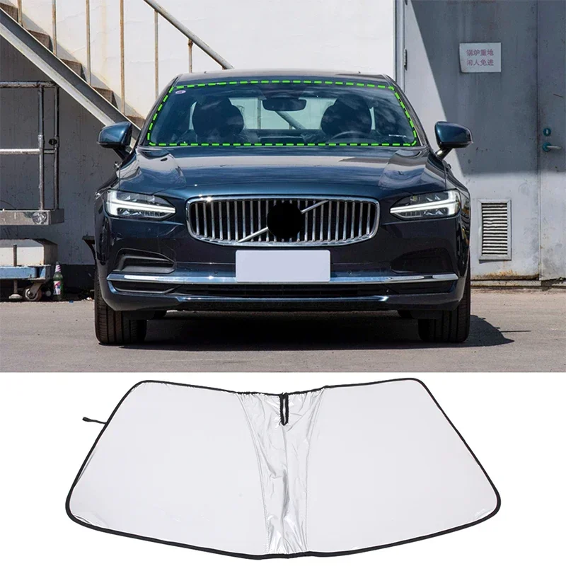 For Volvo S90 2017-2024 Silver Tape Car Styling Car Front Windshield Anti-UV Sunshade Car Interior Protection Accessories
For Volvo S90 2017-2024 Silver Tape Car Styling Car Front Windshield Anti-UV Sunshade Car Interior Protection Accessories