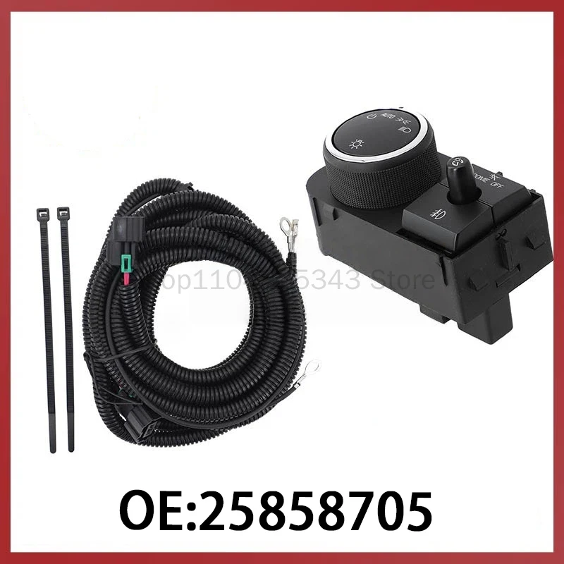 Suitable for Chevrolet Auto Parts Fog Light Control Adjustment Switch Headlamp (with Wiring Harness) 25858705
Suitable for Chevrolet Auto Parts Fog Light Control Adjustment Switch Headlamp (with Wiring Harness) 25858705