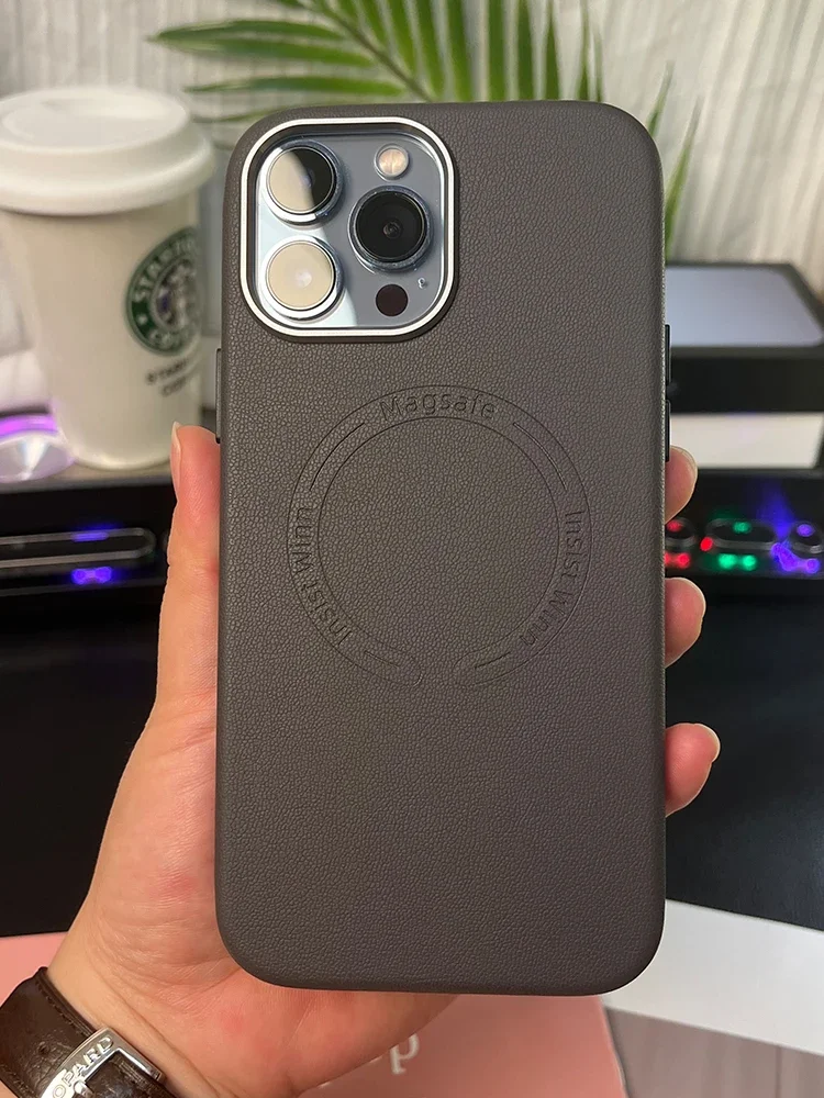 Роскошный кожаный магнитный чехол для телефона iPhone 12, 13, 14, 15 Pro Max, 15Plus, для Magsafe, Беспроводная зарядка, защита от падения, чехол для телефона
Роскошный кожаный магнитный чехол для телефона iPhone 12, 13, 14, 15 Pro Max, 15Plus, для Magsafe, Беспроводная зарядка, защита от падения, чехол для телефона