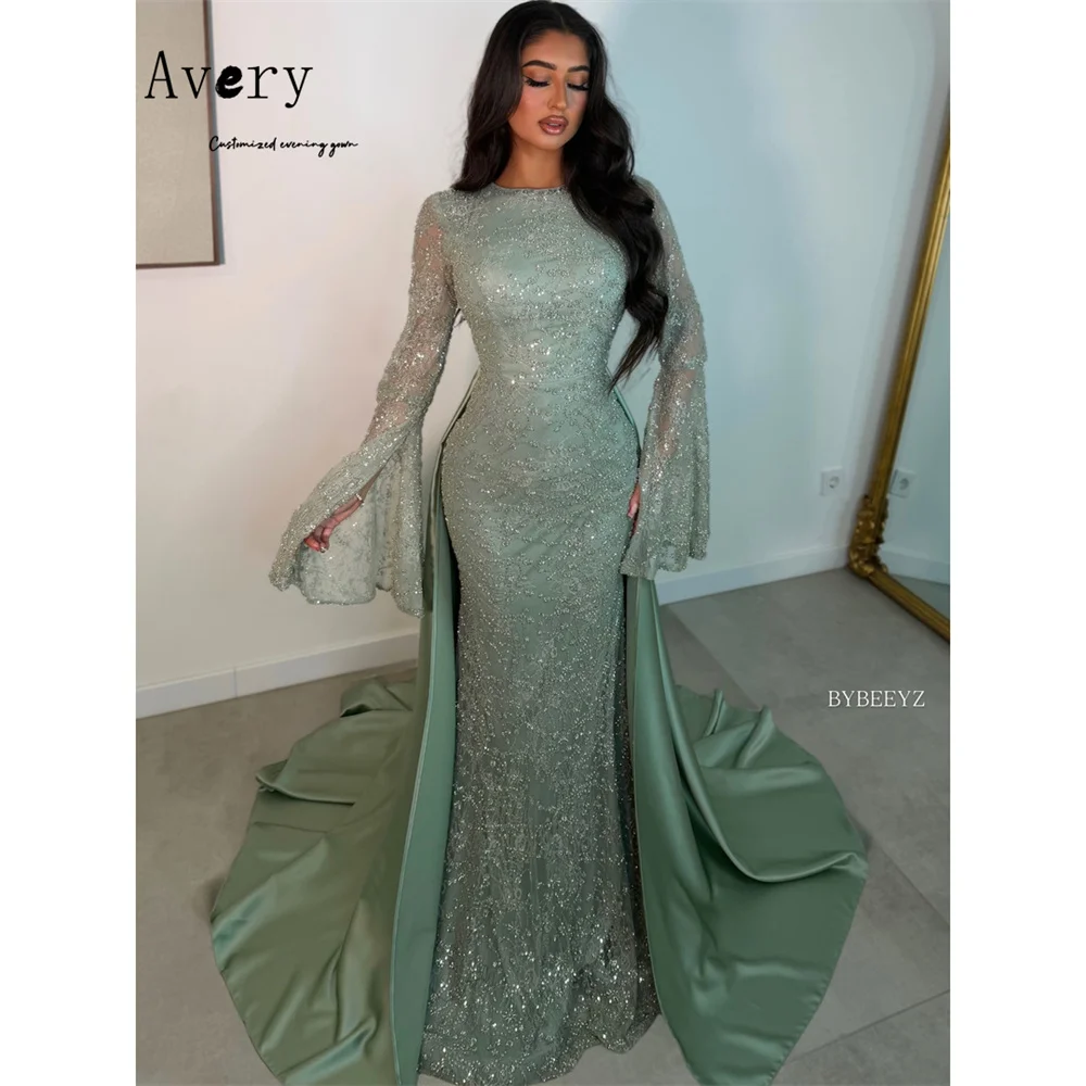 Avery Custom Fishtail Green Lace Embroidery Luxurious Party Dress 2026 Woman Evening Dresses for Luxury Party Ball Gown Dresses
Avery Custom Fishtail Green Lace Embroidery Luxurious Party Dress 2026 Woman Evening Dresses for Luxury Party Ball Gown Dresses