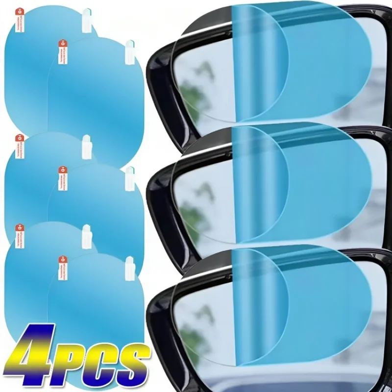 Waterproof Car Rearview Mirror Film Nano Rainproof Transparent Protective Sticker Universal Rearview Mirrors Anti-Fog Stickers 
Waterproof Car Rearview Mirror Film Nano Rainproof Transparent Protective Sticker Universal Rearview Mirrors Anti-Fog Stickers