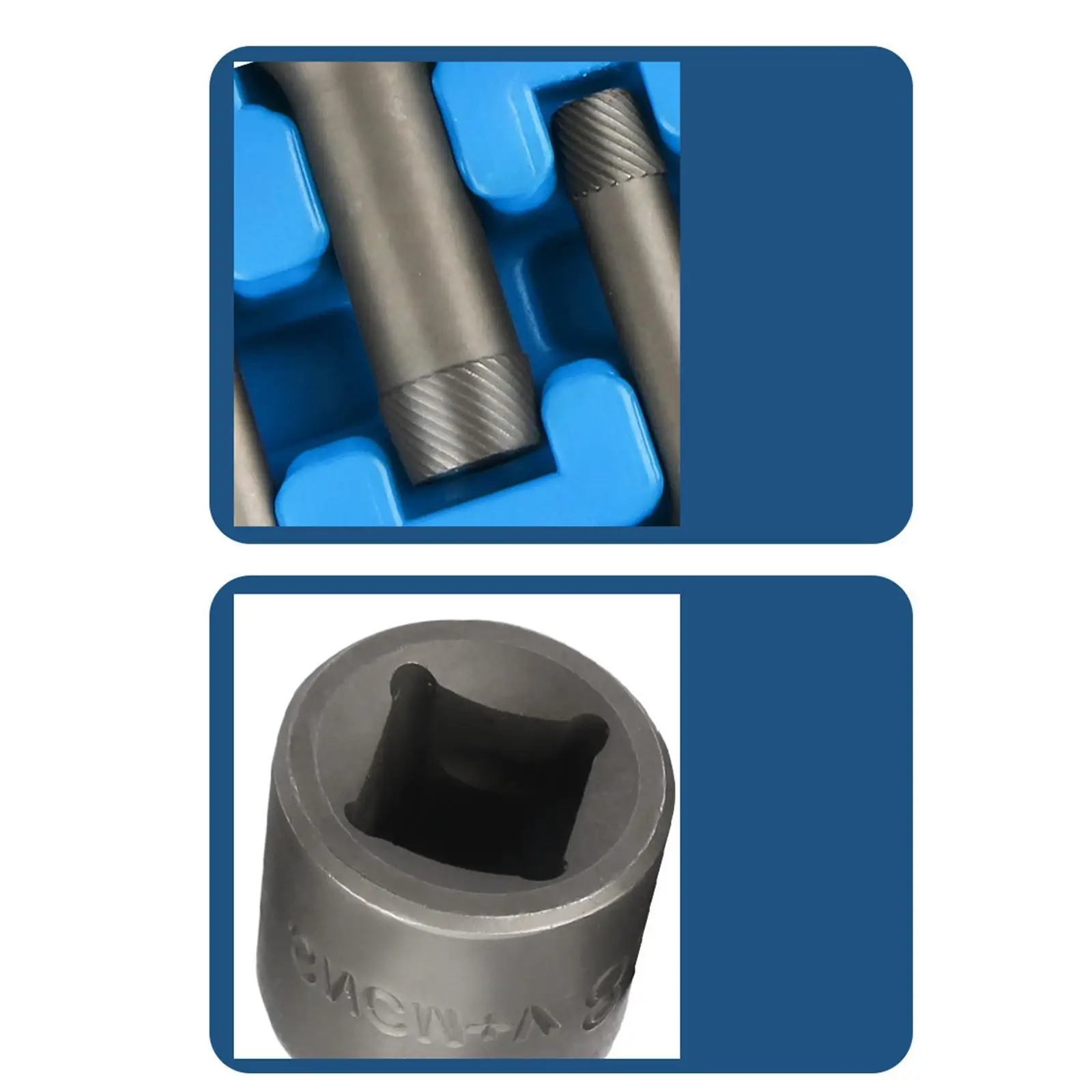 Broken Head Nut Screw Extractor with Storage Case Damaged Screw Extractor for Industrial Truck Car Mechanical Engineering
Broken Head Nut Screw Extractor with Storage Case Damaged Screw Extractor for Industrial Truck Car Mechanical Engineering