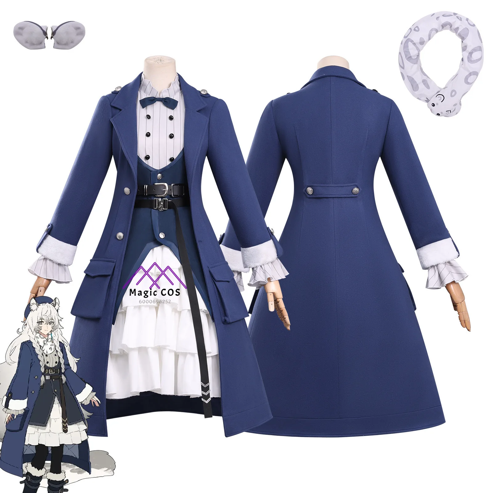 Game Arknights Cosplay Pramanix Costume Anime Enya Role Playing Daily Clothes Blue Uniform Outfit for Women Comic Con Party Suit
Game Arknights Cosplay Pramanix Costume Anime Enya Role Playing Daily Clothes Blue Uniform Outfit for Women Comic Con Party Suit