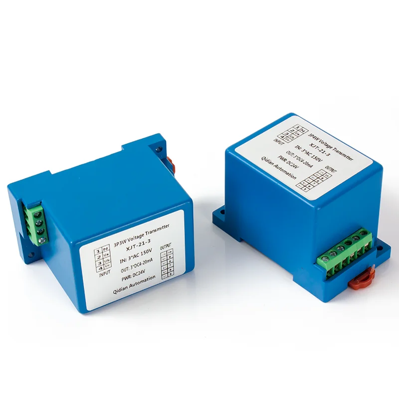 DC 24V 3 Phase 3 Wire Voltage Transmitter 0-20mA 4-20mA 0-10V 0-5V Voltage Transducer AC 0-500V Voltage Transducer Transmitter w
DC 24V 3 Phase 3 Wire Voltage Transmitter 0-20mA 4-20mA 0-10V 0-5V Voltage Transducer AC 0-500V Voltage Transducer Transmitter w