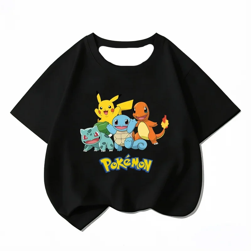 Potdemiel Summer New Arrival Children's Short-Sleeve Pikachu T-Shirt, Comfortable and Breathable for Boys Girls Family Matching
Potdemiel Summer New Arrival Children's Short-Sleeve Pikachu T-Shirt, Comfortable and Breathable for Boys Girls Family Matching