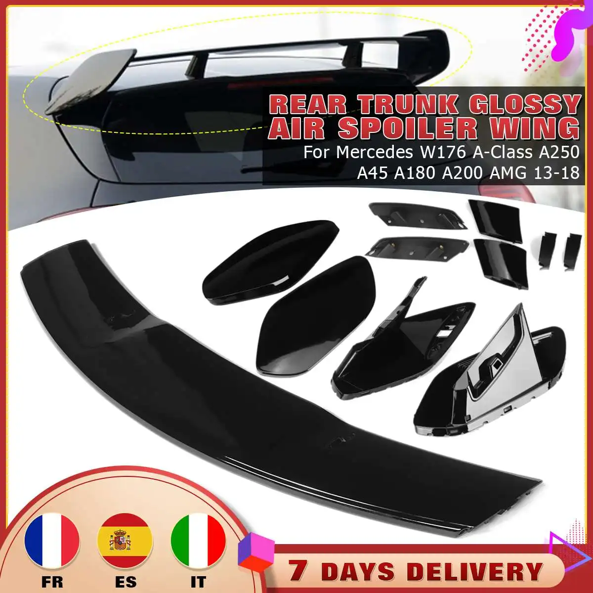 For Mercedes Benz A Class W176 W177 A160 A180 A200 A250 A45 AMG 5-Door Hatchback 2013+ ABS Plastic Rear Spoiler Wing Trunk Cover
For Mercedes Benz A Class W176 W177 A160 A180 A200 A250 A45 AMG 5-Door Hatchback 2013+ ABS Plastic Rear Spoiler Wing Trunk Cover