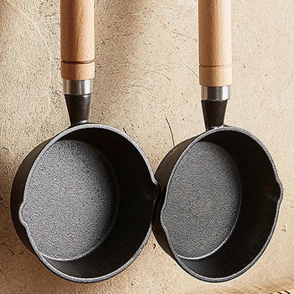 2Pcs Iron Saucepan Small Melting Pot for Butter Oil Chocolate Milk Wooden Handle Kitchenware Pour Oil Pot
2Pcs Iron Saucepan Small Melting Pot for Butter Oil Chocolate Milk Wooden Handle Kitchenware Pour Oil Pot