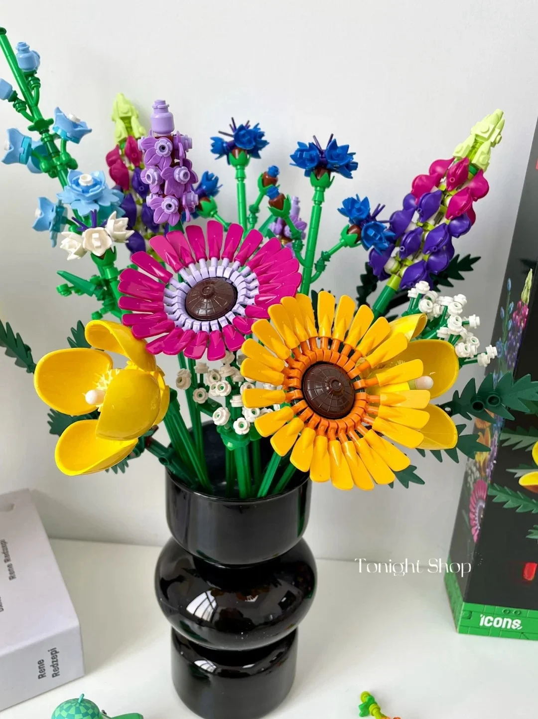 Romantic flower bouquet building blocks creative home desktop plant decoration mountain brick toy birthday gift girl lady
Romantic flower bouquet building blocks creative home desktop plant decoration mountain brick toy birthday gift girl lady