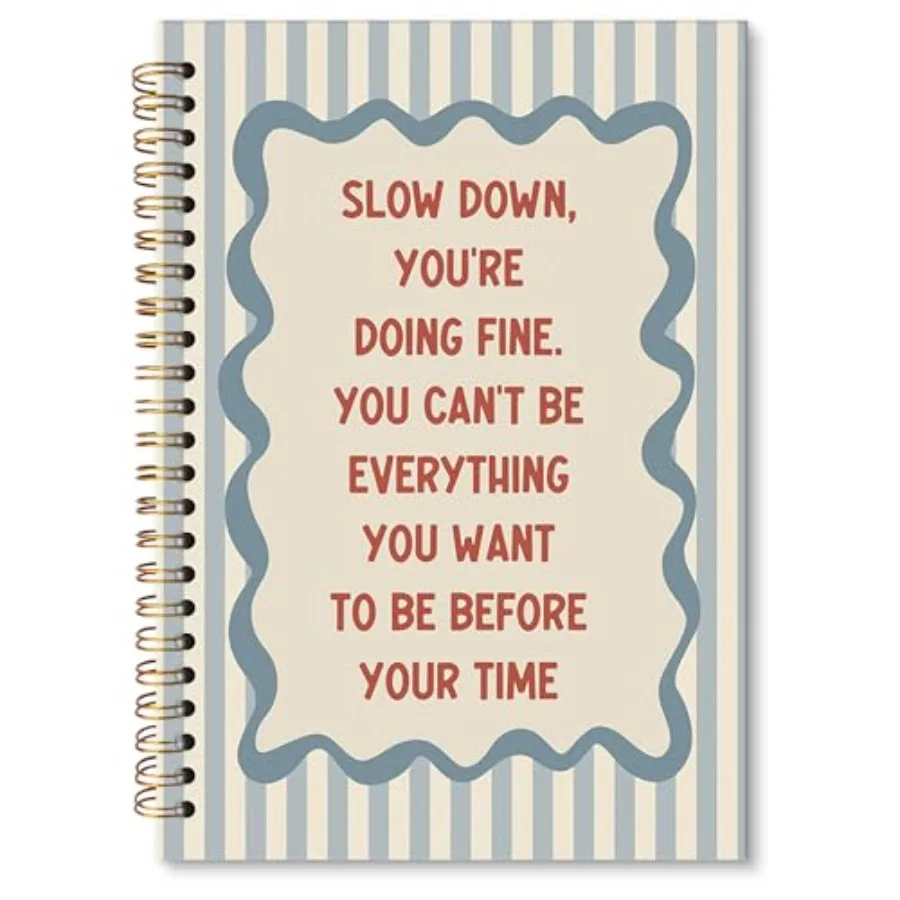 Inspirational Motivational A5 Spiral Notebook Gifts, Down You Are Doing Fine Hardcover Daily Journal Notebooks Lined for School
Inspirational Motivational A5 Spiral Notebook Gifts, Down You Are Doing Fine Hardcover Daily Journal Notebooks Lined for School