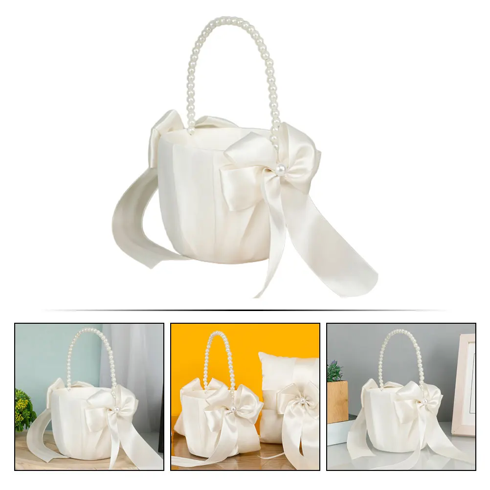 Flower For Wedding Party Rustic Small Handheld Basket Flower Girl Accessory Decor Storage Container Flowers Candies White Lace
Flower For Wedding Party Rustic Small Handheld Basket Flower Girl Accessory Decor Storage Container Flowers Candies White Lace