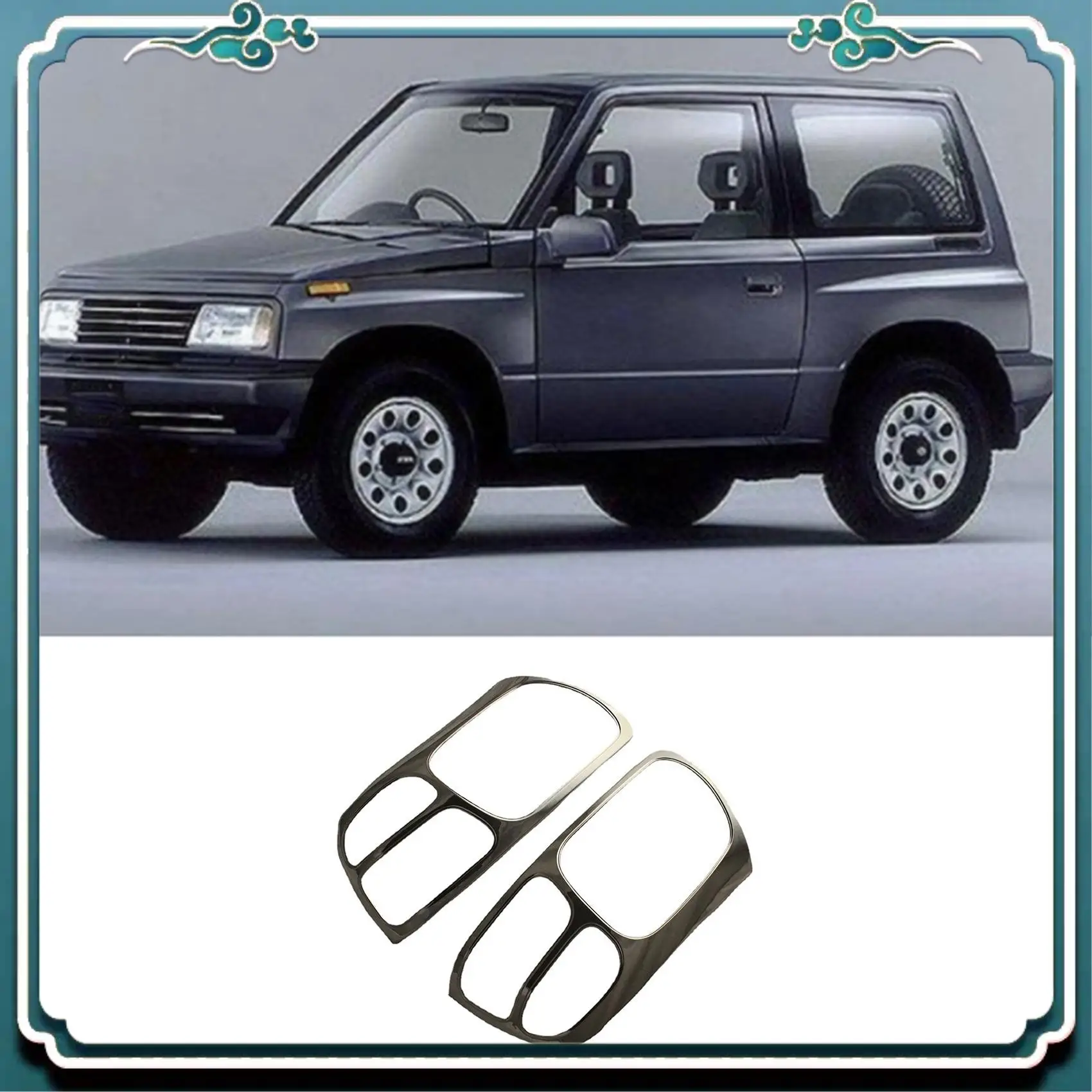 ABTU-для Suzuki Vitara Grande Escudo 2,0 1998-2005, крышка фары, накладка, защитная рамка, наклейка, аксессуар для стайлинга автомобиля
ABTU-для Suzuki Vitara Grande Escudo 2,0 1998-2005, крышка фары, накладка, защитная рамка, наклейка, аксессуар для стайлинга автомобиля