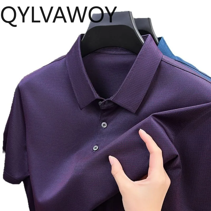 QYLVAWOY High-end Men's Polo Shirts Summer Tops Lapel Polo Shirt Loose Short Sleeve Shirts for Man Ropa Hombre Thin Man Clothes
QYLVAWOY High-end Men's Polo Shirts Summer Tops Lapel Polo Shirt Loose Short Sleeve Shirts for Man Ropa Hombre Thin Man Clothes
