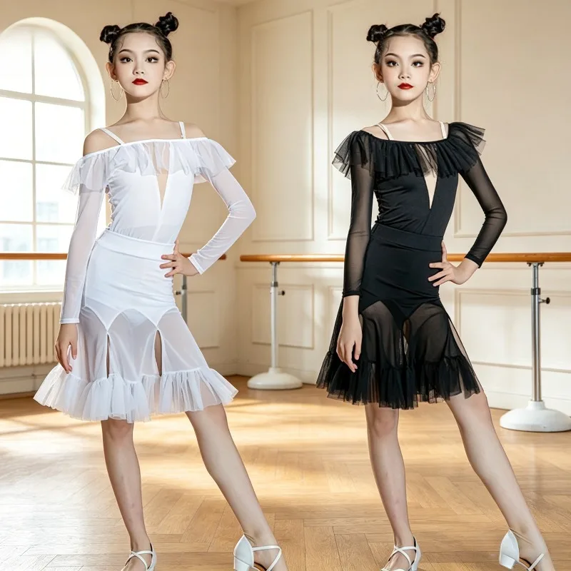 Girls Latin Dance Outfit Summer New Kids Ballroom Competition Professional Practice Performance Dancewear Training Costume
Girls Latin Dance Outfit Summer New Kids Ballroom Competition Professional Practice Performance Dancewear Training Costume