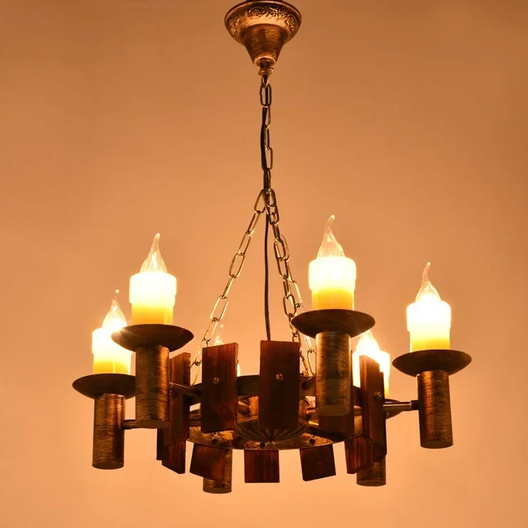 Vintage retro personality wrought iron american village loft antique restaurant chandeliers
Vintage retro personality wrought iron american village loft antique restaurant chandeliers