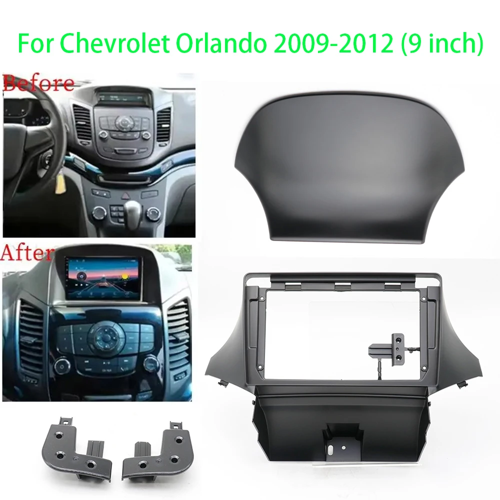 9‘’ for Chevrolet Orlando 2009-2012 Car Radio DVD Player Fascias Frame Dash Install Console Bezel Adapter Plate GPS Cover Trim
9‘’ for Chevrolet Orlando 2009-2012 Car Radio DVD Player Fascias Frame Dash Install Console Bezel Adapter Plate GPS Cover Trim