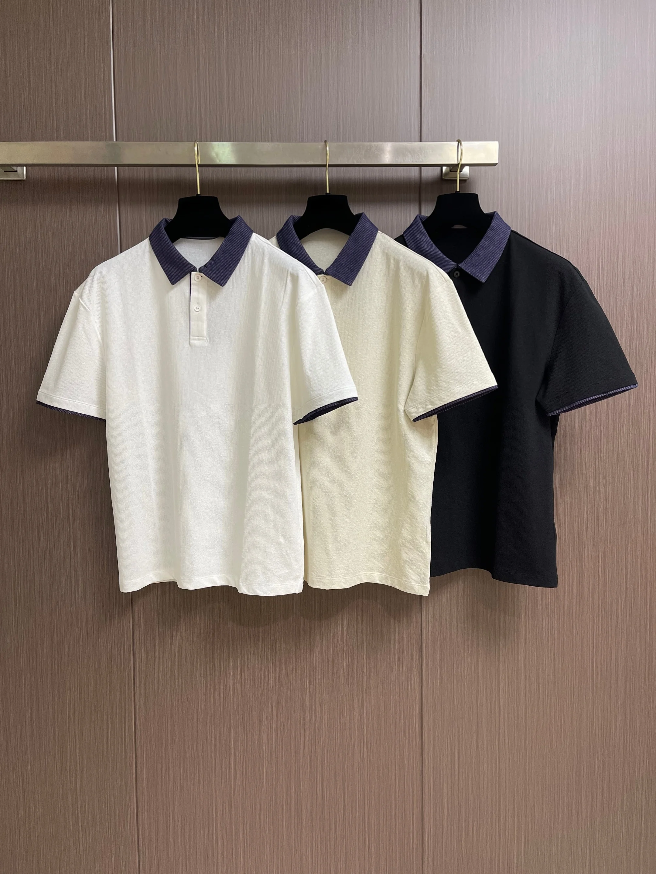 Italian Preppy Style Men's Casual Short Sleeve Shirt Summer 2026 Fashion Color Block Collar Trendy Cotton Knitwear
Italian Preppy Style Men's Casual Short Sleeve Shirt Summer 2026 Fashion Color Block Collar Trendy Cotton Knitwear