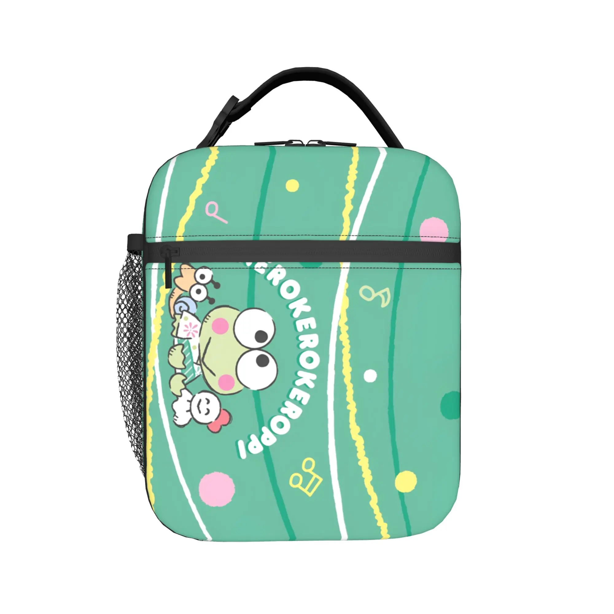 Custom K-KeroKeroKeroppies Portable Lunch Boxes Multifunction Frog Anime Thermal Cooler Food Insulated Lunch Bag School Student
Custom K-KeroKeroKeroppies Portable Lunch Boxes Multifunction Frog Anime Thermal Cooler Food Insulated Lunch Bag School Student