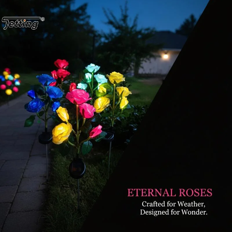 Solar Powered Rose Lights With Color Changing LED And Waterproof Design Perfect For Outdoor Garden Yard Decoration
Solar Powered Rose Lights With Color Changing LED And Waterproof Design Perfect For Outdoor Garden Yard Decoration