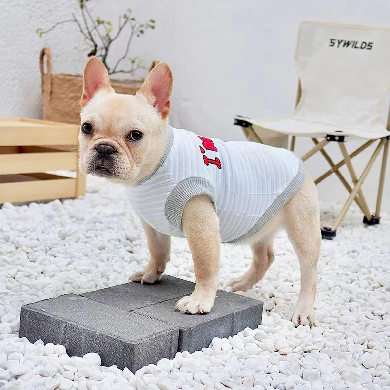 Pet Dog Sweater Classic Dog Clothes Puppy Jacket Coat Soft Clothing For Small Medium Dogs French Bulldog Cat Clothes
Pet Dog Sweater Classic Dog Clothes Puppy Jacket Coat Soft Clothing For Small Medium Dogs French Bulldog Cat Clothes