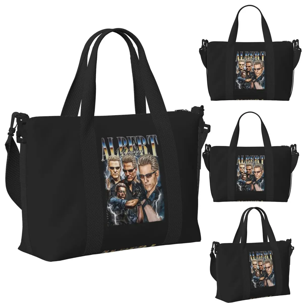 Albert Wesker Bootleg Beach Travel Bag Large Capacity Tote Bags for Gym Yoga Women Shopping Duffle Shoulder Bag
Albert Wesker Bootleg Beach Travel Bag Large Capacity Tote Bags for Gym Yoga Women Shopping Duffle Shoulder Bag
