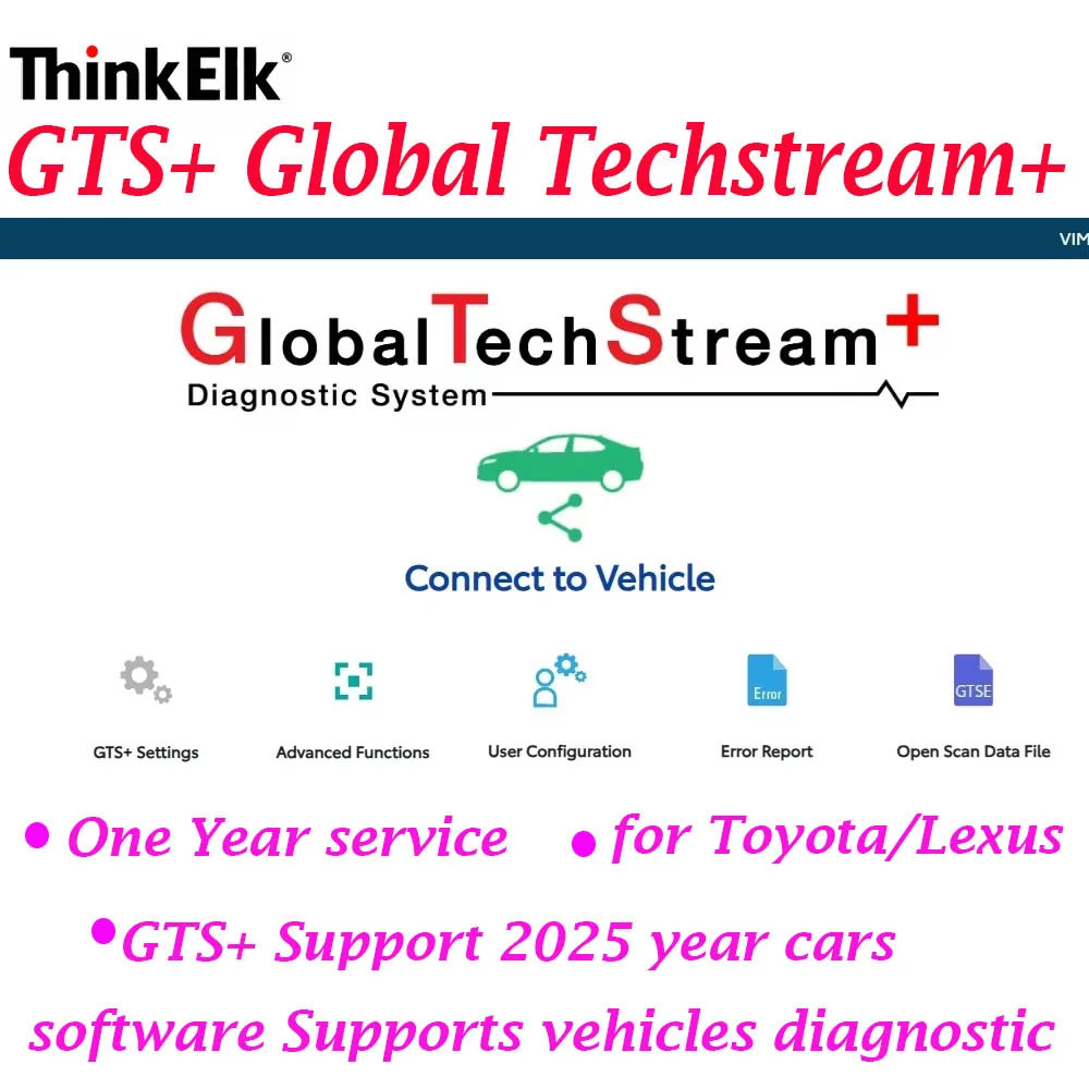 New Version One Year Global Techstream+ 2025.04.001 for Supports Toyota/Lexus vehicles for Windows 10 (64-bit)
New Version One Year Global Techstream+ 2025.04.001 for Supports Toyota/Lexus vehicles for Windows 10 (64-bit)