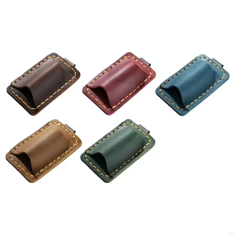 Y5LB Leather Pen Sleeve with Pocket Clip Notebook Pen Holder for Journal Planner
Y5LB Leather Pen Sleeve with Pocket Clip Notebook Pen Holder for Journal Planner