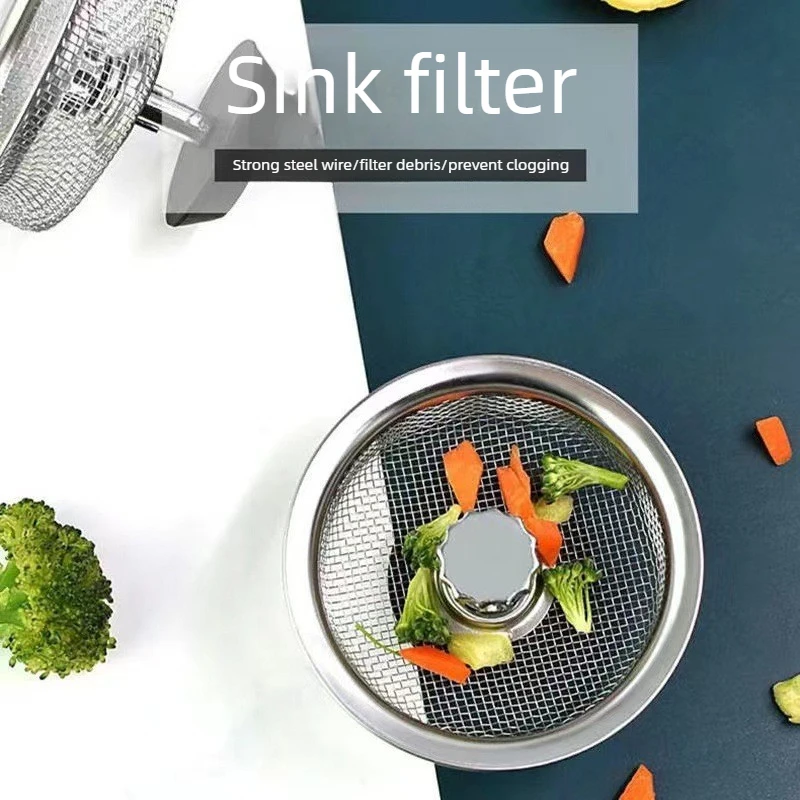 ''Stainless Steel Kitchen Drain Strainer Mesh Filter for Sink Hair Waste Removal Bathroom Floor Basket Filter''
''Stainless Steel Kitchen Drain Strainer Mesh Filter for Sink Hair Waste Removal Bathroom Floor Basket Filter''