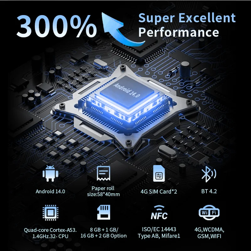Android 14.0 4G WIFI Handheld POS for Aliexpress, Commercial Bank Card Swipe NFC Bluetooth Printer
Android 14.0 4G WIFI Handheld POS for Aliexpress, Commercial Bank Card Swipe NFC Bluetooth Printer