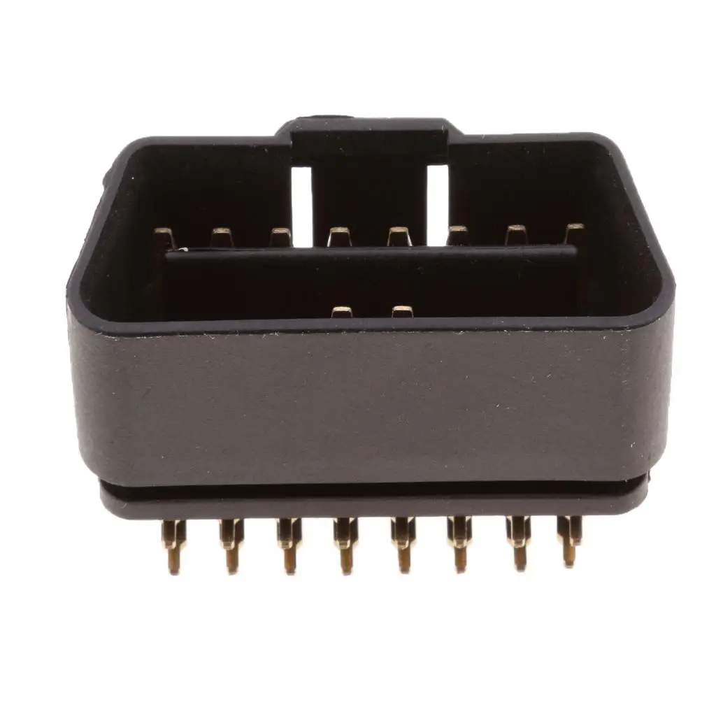 16 Pin OBDII Male Plug Adapter Right Angle Design Car Diagnostic Connector for Vehicle Code Scanner and Tool
16 Pin OBDII Male Plug Adapter Right Angle Design Car Diagnostic Connector for Vehicle Code Scanner and Tool