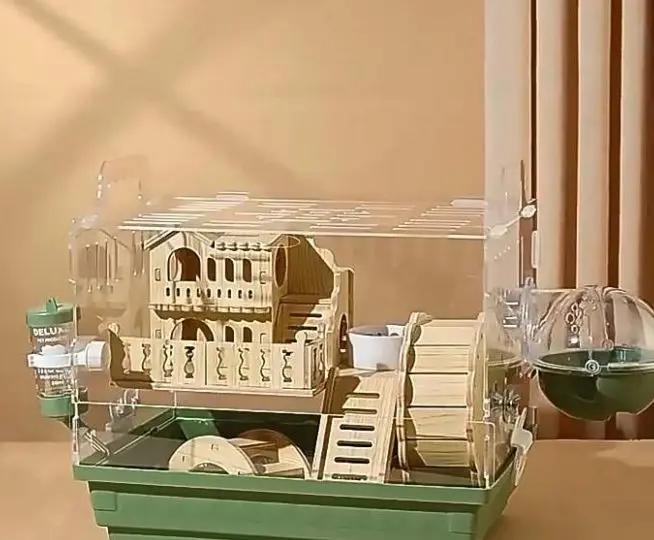 Hamster Cage Special Resistant to Gnawing House Cheap Large Villa Gold Silk Bear Acrylic
Hamster Cage Special Resistant to Gnawing House Cheap Large Villa Gold Silk Bear Acrylic