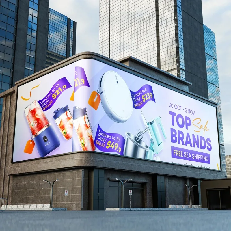 【Hot Sale】Custom Full Color Led Video Wall Digital Commercial Advertising Panels Billboard Waterproof P5 Outdoor Led Display Scr
【Hot Sale】Custom Full Color Led Video Wall Digital Commercial Advertising Panels Billboard Waterproof P5 Outdoor Led Display Scr